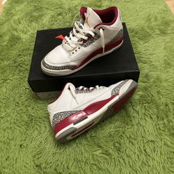 Jordan 3 Cardinal Red