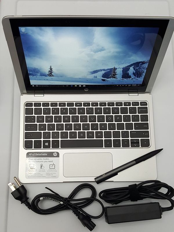 HP 10-p018wm Notebook x2 10.1" WXGA Touchscreen, x5-Z8350 1.44GHz (4GB RAM, 64GB) Windows 10 Laptop
