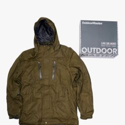 OutdoorMaster Men's 3-in-1 Ski Jacket for Men