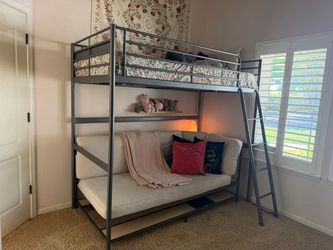 Twin Loft Bed/Couch (Mattress included)