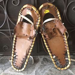 Antique snow shoes