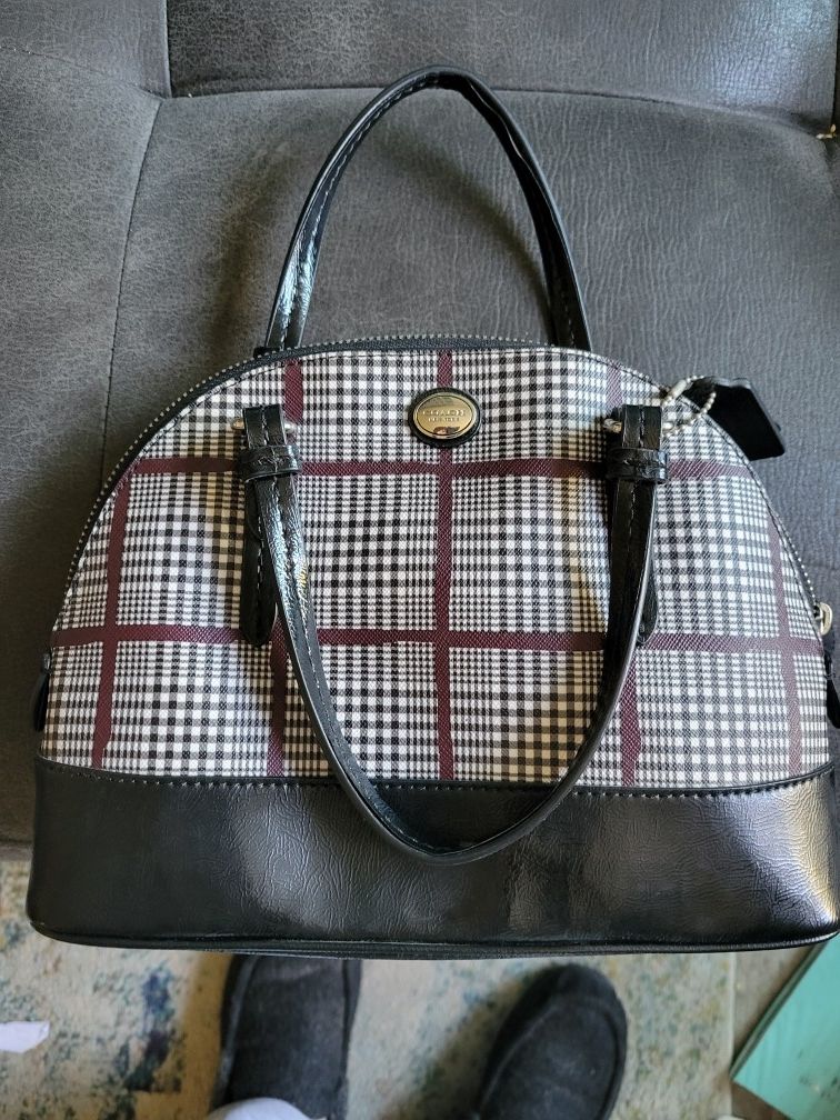 Coach Glenn Clad Crossbody Purse With Matching Wallet Offers Accepted