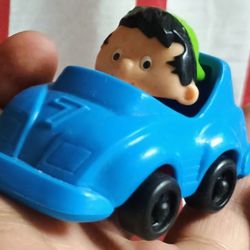 1993 Bobby's World Blue Car McDonalds Happy Meal Toy