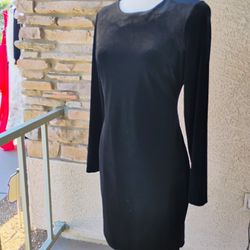Black Velvet Dress 