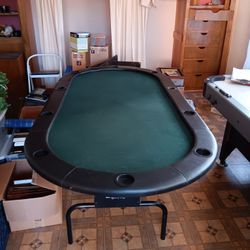 Foldable 8 Player Poker Table $200 OBO
