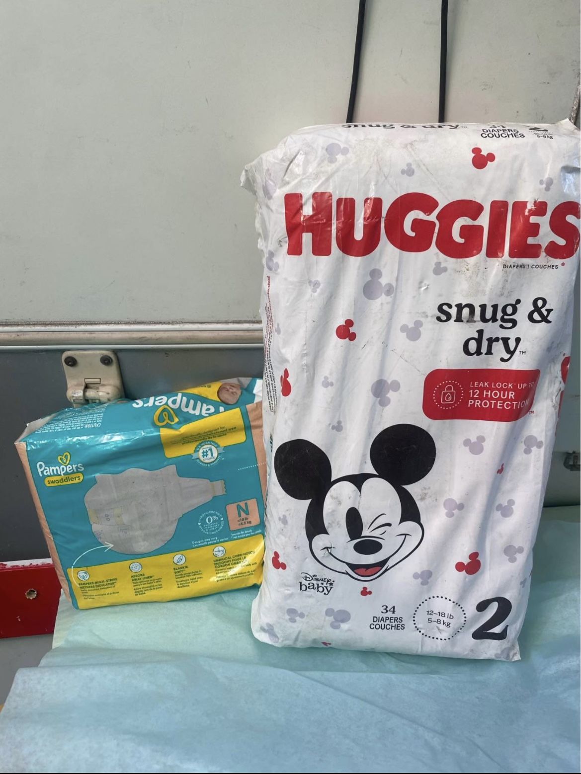 Diapers Newborn & Size 2