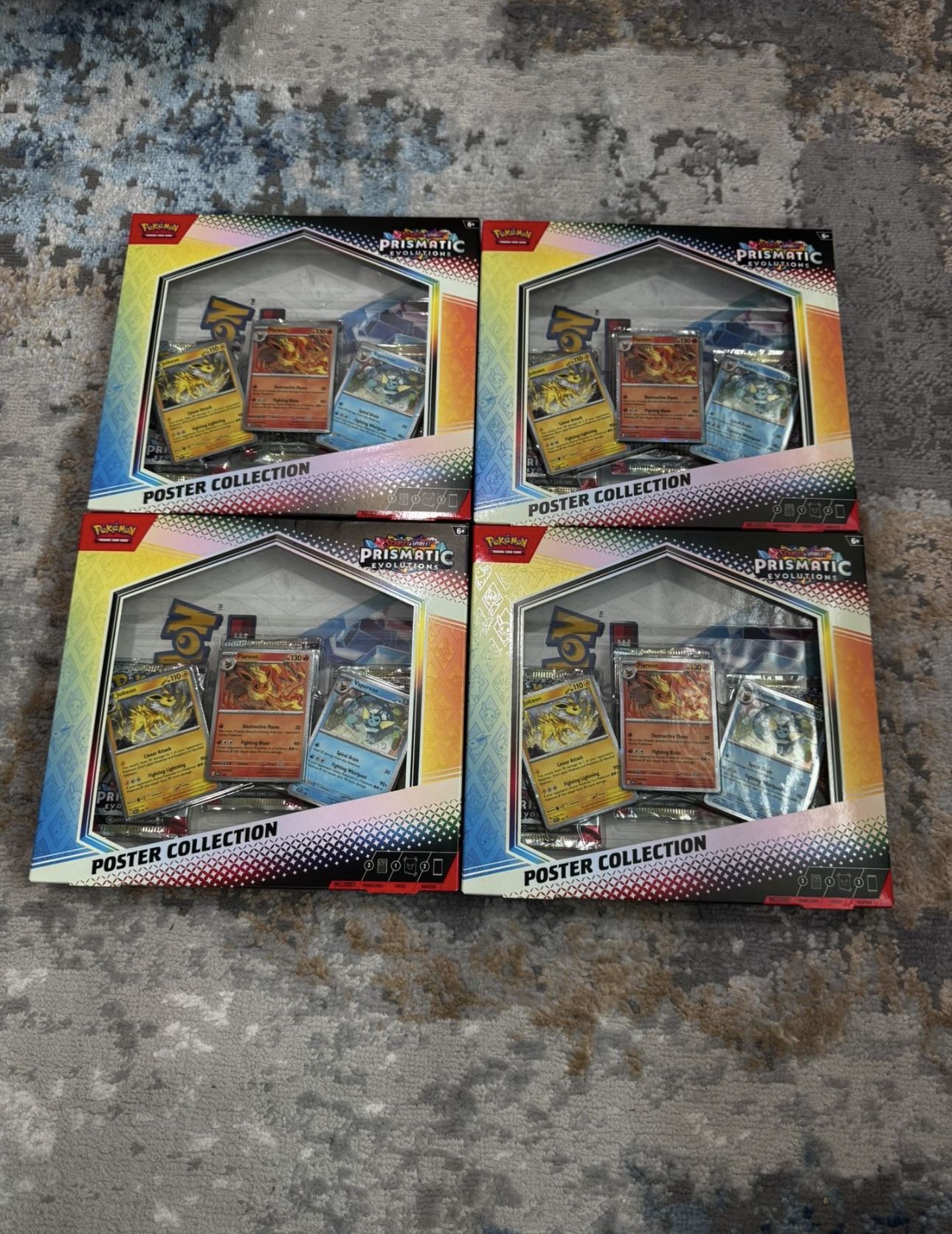 Pokemon Prismatic Evolutions Poster Collection