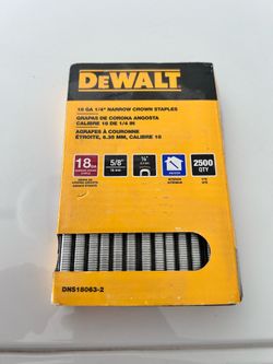 Dewalt staples
