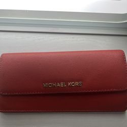 Red Michael Kors Wallet