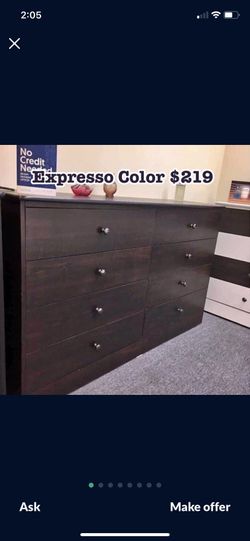 Brand New Expresso Dressers 