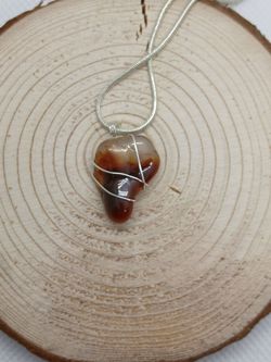 Translucent Carnelian Agate Pendant