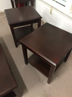 Coffee and 2 end tables