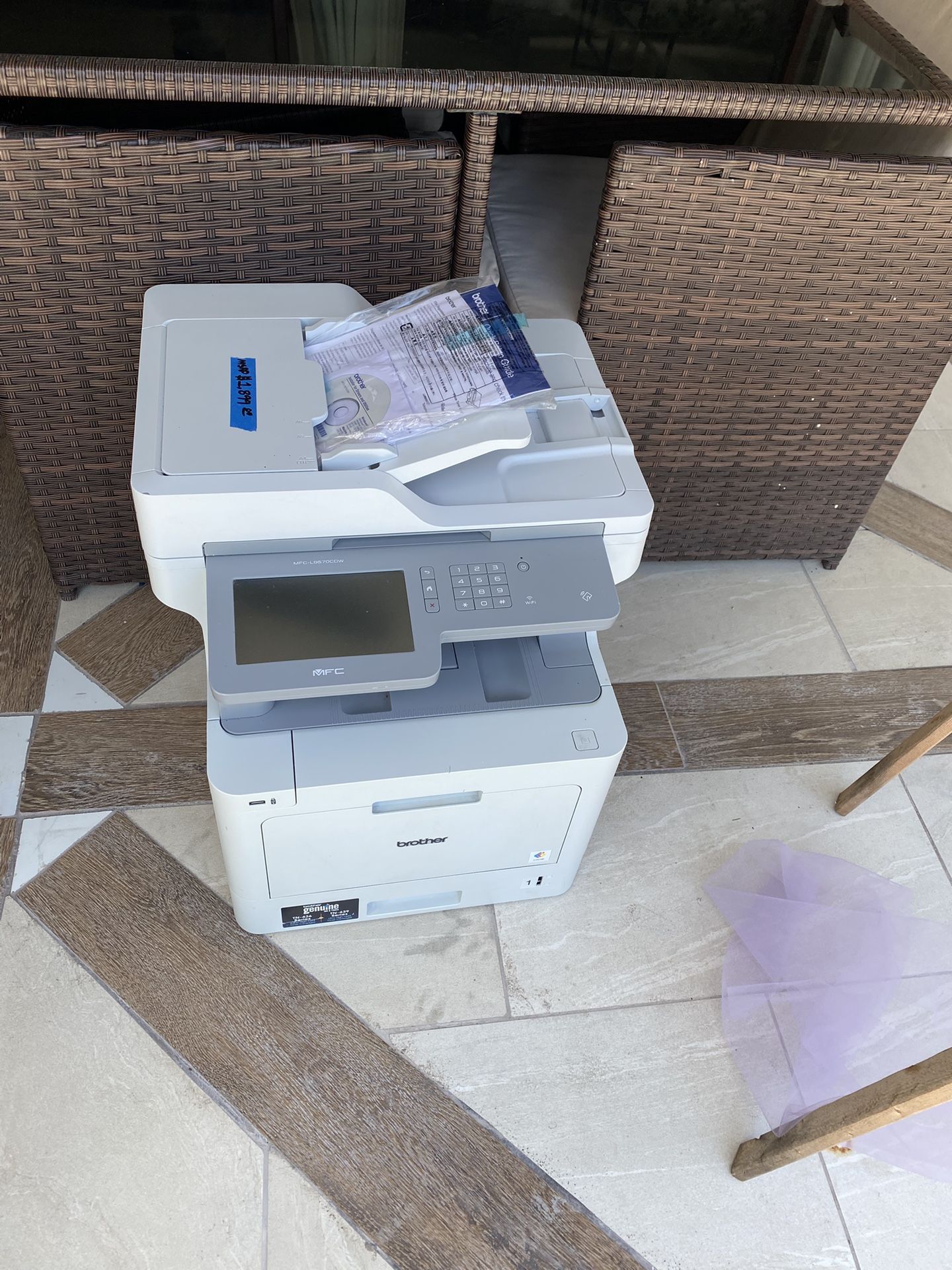 Brother Color Laser Printer 6 Months Old