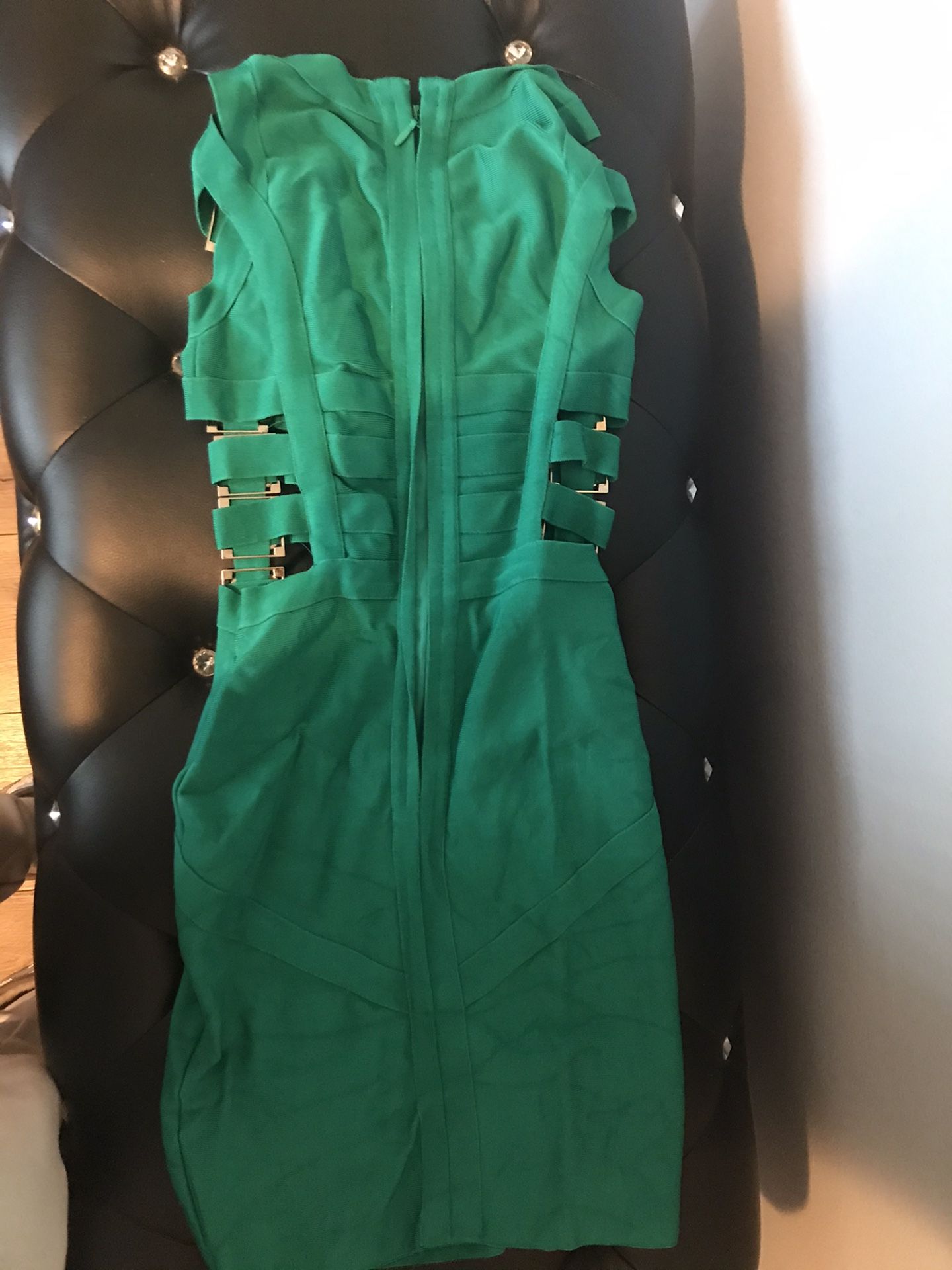 Emerald green Bandage dress size small - www.ice4pros.com.br