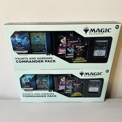 Magic The Gathering Lot Of 2, Haunts And Horrors Commander Pack