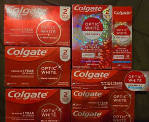 Colgate Optic White Toothpaste Bundle