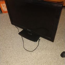 Black Dynex TV  31" x 19.5"  W/ REMOTE