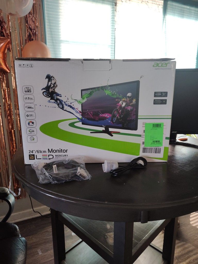 Brand New Acer 24 Inch Led Monitor 144hz 1(contact info removed)p 