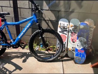 Bike n skateboards