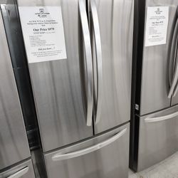 $979 (MSRP$1965, Save $986) LG 22 CU Ft ENERGY STAR Refrigerator With Smart Cooling 