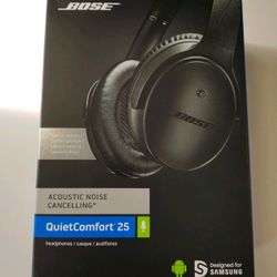 Bose QuietComfort 25 Triple Black Special Edition With Bluetooth