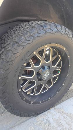 20in rims BFG K02 tires