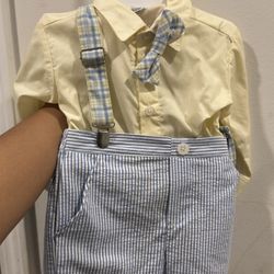 Boys Shirt And Shorts Set 