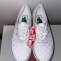 Brand New Vans Authentic Platforms Tonal Check 