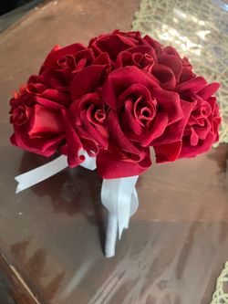 Fake bucket roses