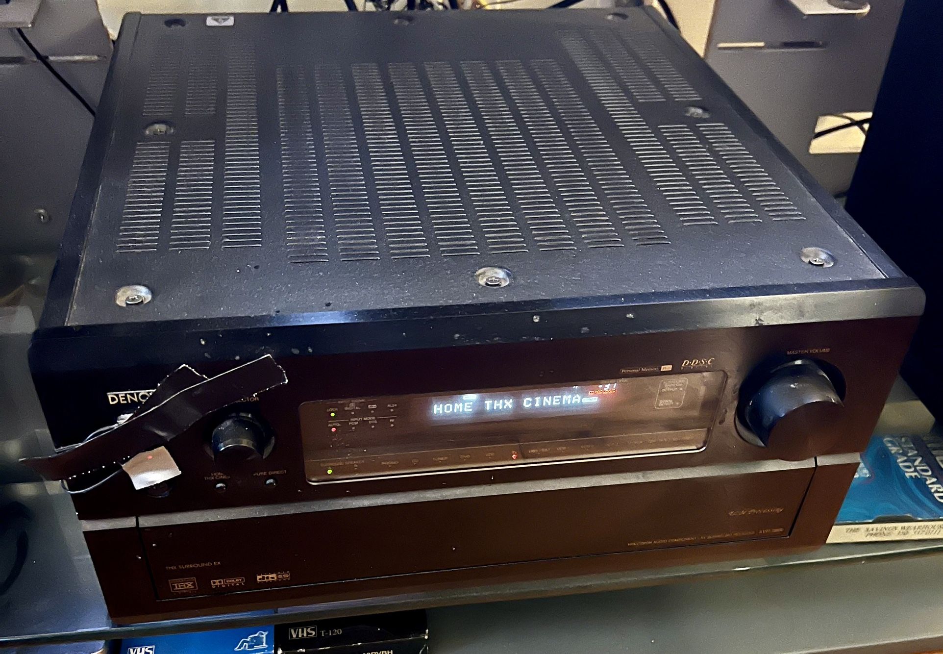 Denon AVR5800, It Is Connected So You Can Listen It So You Know Working Properly