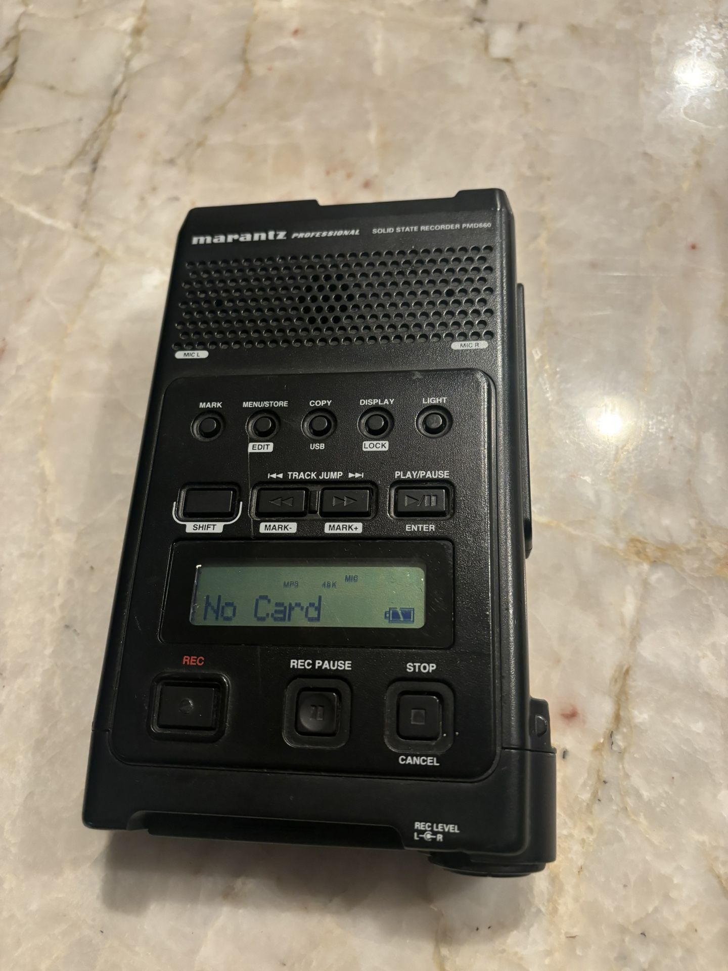 Marantz Professional Solid State Audio Recorder - USB Audio Interface - 48V+ Phantom - Stereo L+R Inputs
