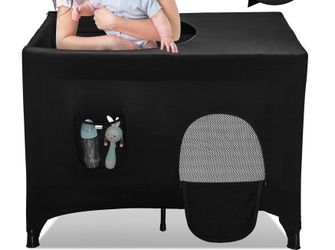 Cover Breathable Blackout Tent for Travel Crib