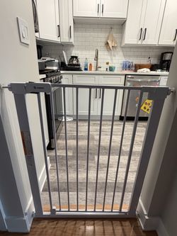White Metal Baby Safety Gate long and short