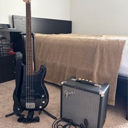 Fender Squire P Bass Bundle