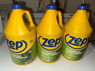 Zep All-Purpose Carpet Shampoo 1 Gallon – 3 Pack