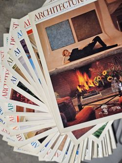 Lot of 28 Vintage Architectural Digest Magazines (1(contact info removed)) Home Decor Celebrity Book