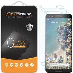 3 pack supershieldz designed for google pixel 3 tempered glass screen protector anti scratch bubble free
