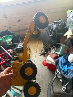 🚜 Vintage 1970s Tonka Yellow Pressed Steel Road Grader (17” Construction Toy)