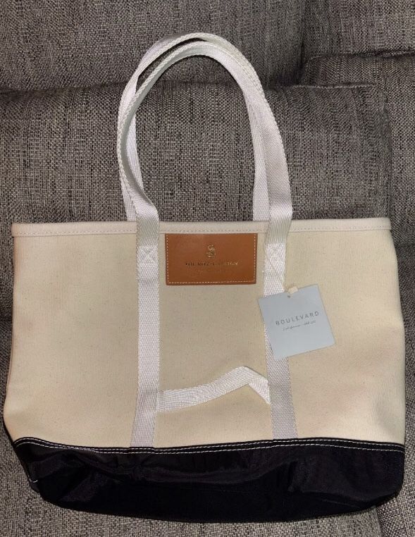 Ritz Carlton NEW Travel bag - BOULEVARD FINN TOTE - 'RITZ CARLTON' Style Canvas Tote Bag