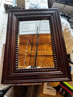 Mirror - Mahogany Mirror Very Good Condition