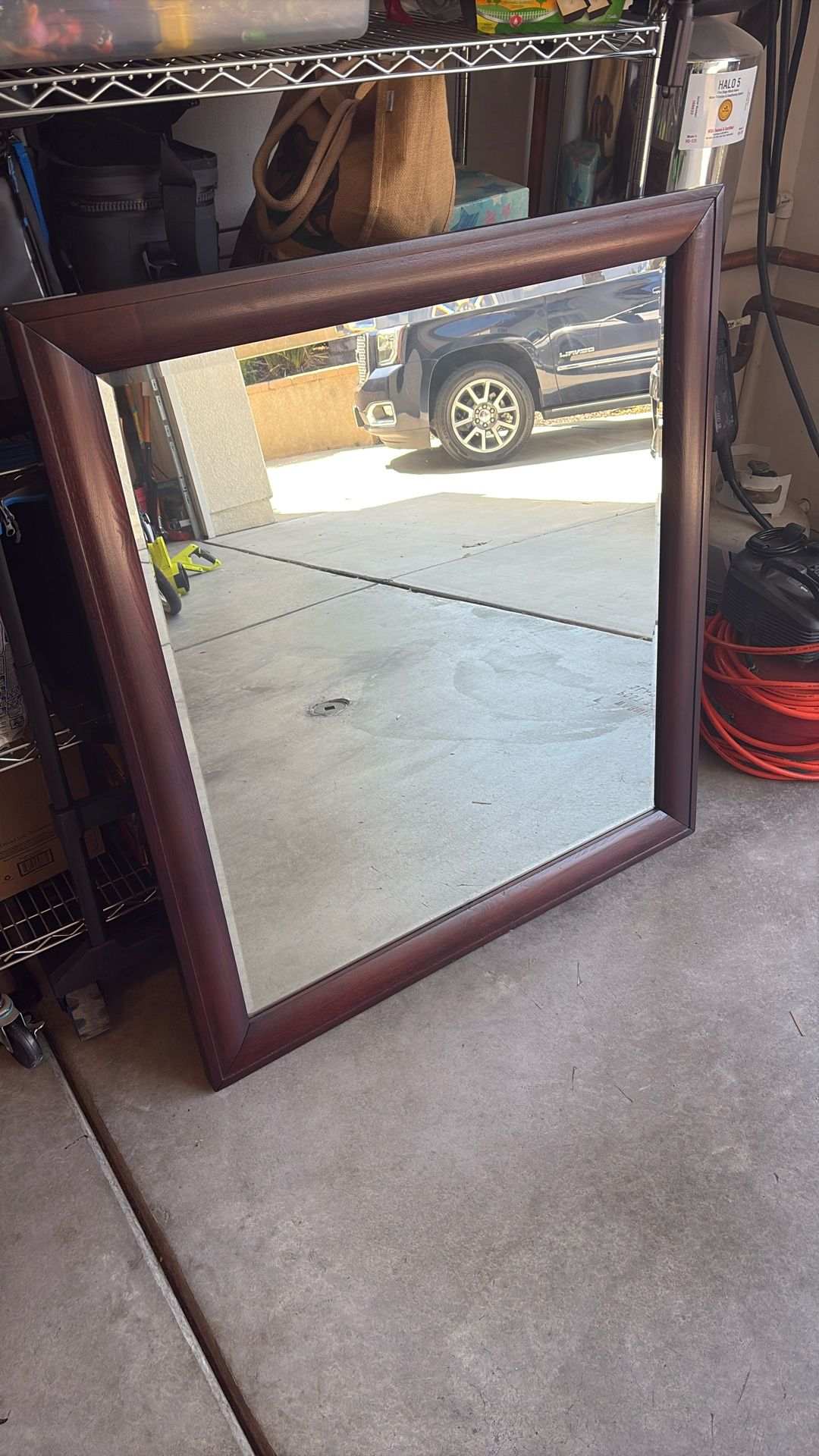Wood Frame Mirror