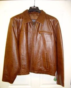 Men's New Wilsons Leather Jacket Large