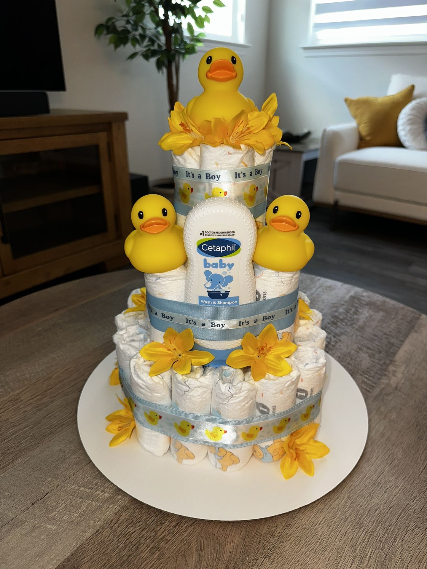 Baby Duck Diaper Cake