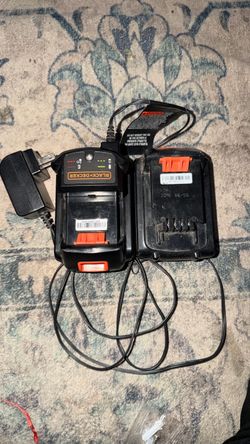 Black and decker charger and battery