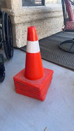 6 -Pack 36-in Orange Traffic safety cone