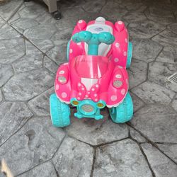 Electric Minnie mouse car
