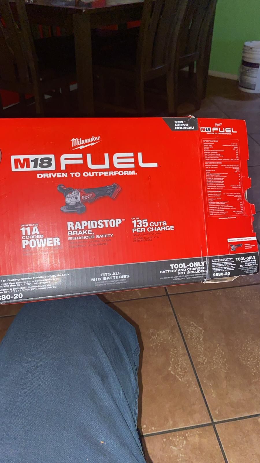 Grinder Milwaukee Tools Only