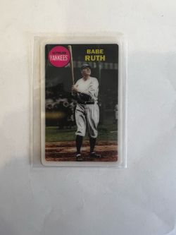 Topps Babe Ruth 3D Card Mint