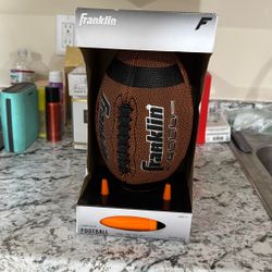 Junior Size Football Pump And Tee Set 