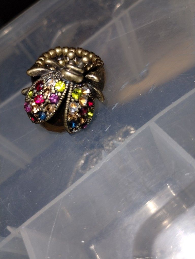 Lady Bug/Beetle Stretch Ring